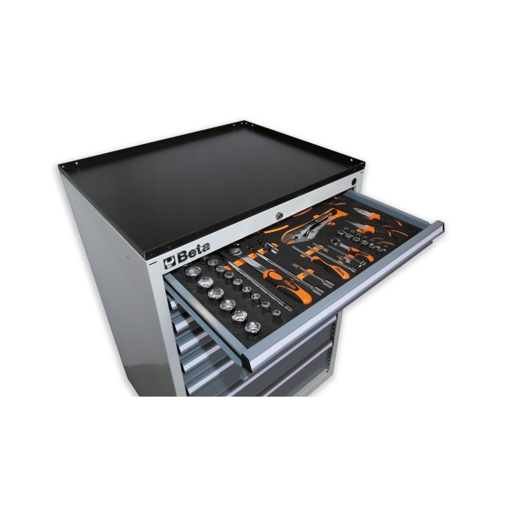 Шкаф инструментальный с выдвижными ящиками (8 шт.) промышленного назначения - Beta C35/8G