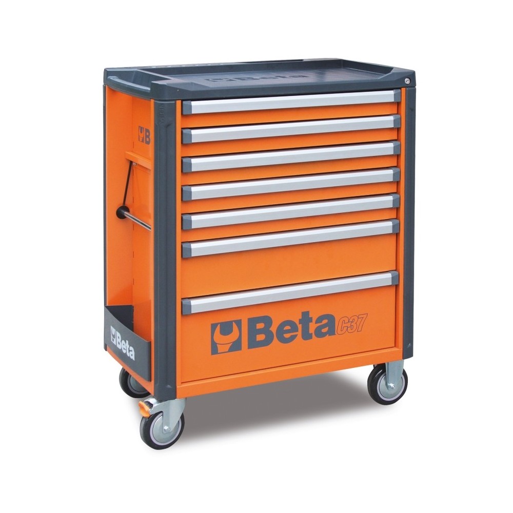 Mobile roller cab with 7 drawers - Beta C37/7