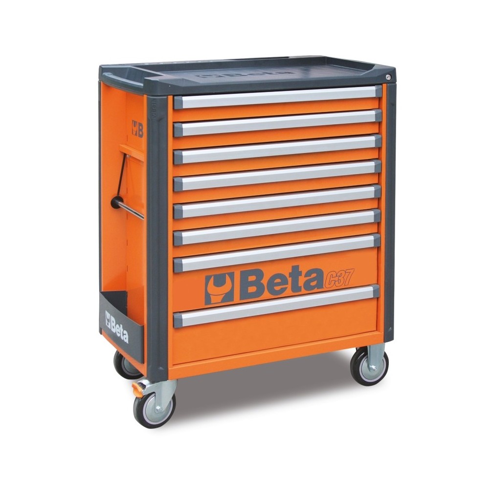 Mobile roller cab with 8 drawers - Beta C37/8
