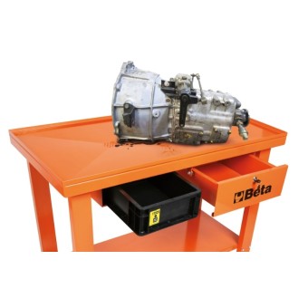 Gearbox/transmission trolley with liquid recovery system - Beta CB52