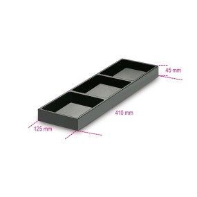 Termoformati portaminuterie in materiale  plastico per cassettiera C38 +C04TSS-7  - Beta VP-3SC
