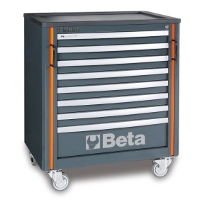 Module servante mobile d'atelier à 8 tiroirs pour ameublement atelier - Beta C55C8