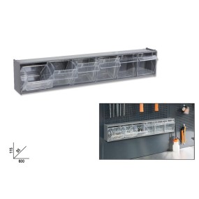 6-tray tool holder, made of plastic, with support - Beta PM/6C
