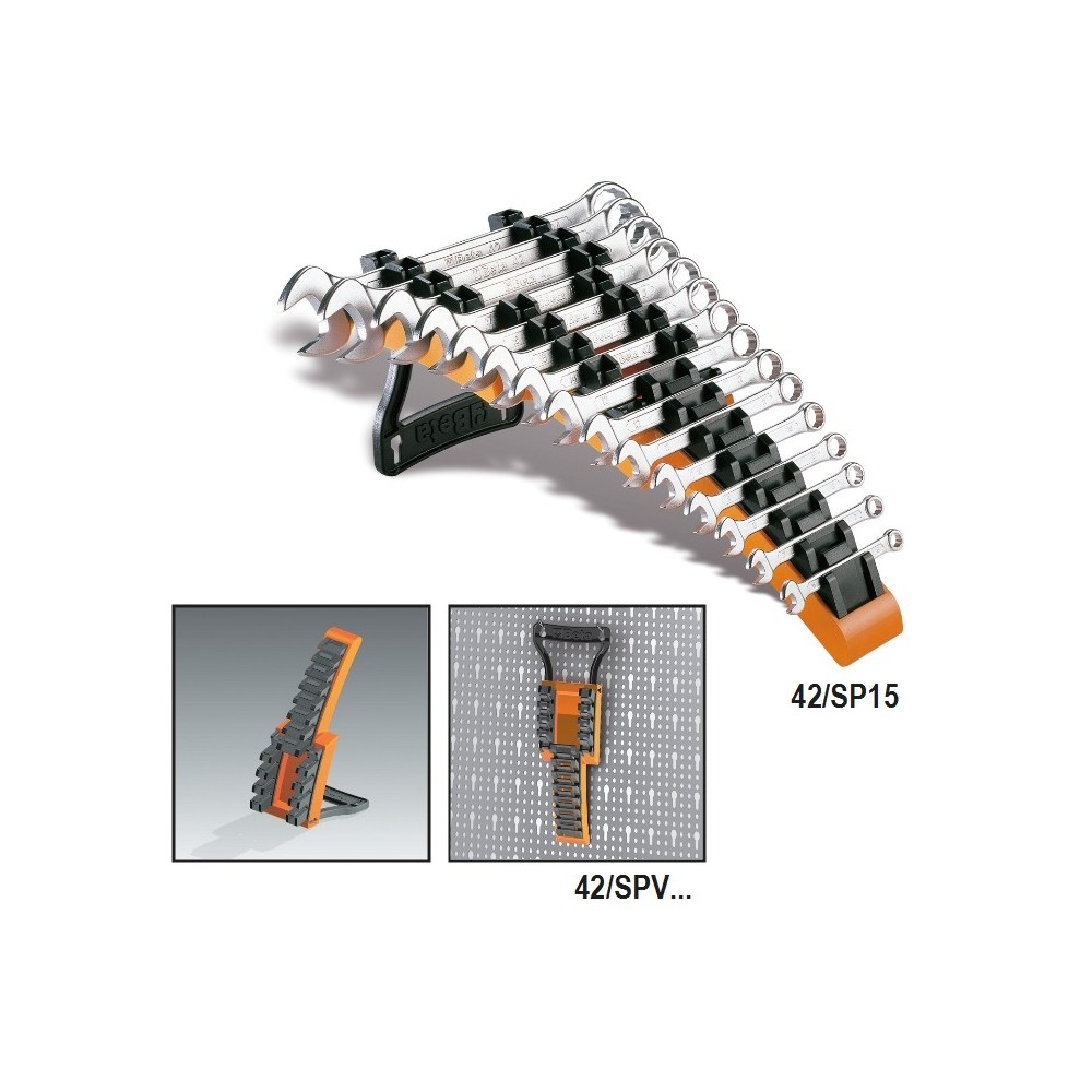 Supporto vuoto per chiavi combinate (art. 42) e chiavi a forchetta doppie (art. 55) - Beta 42/SP_plastica