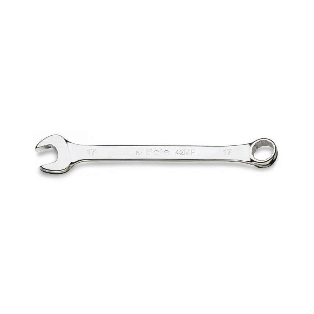 Combination wrenches, open and offset ring ends, bright chrome-plated - Beta 42MP