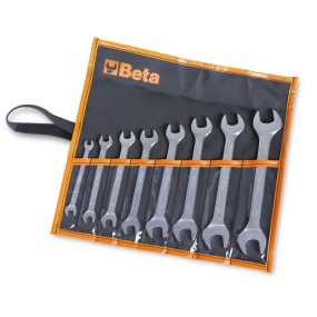 Serie di 8 chiavi a forchetta doppie in busta - Beta 55/B