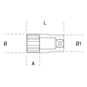 Chaves de caixa série longa,  boca hexagonal - Beta 900L