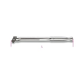 вороток для головок с шарниром, с металлической ручкой - Beta 910M/35