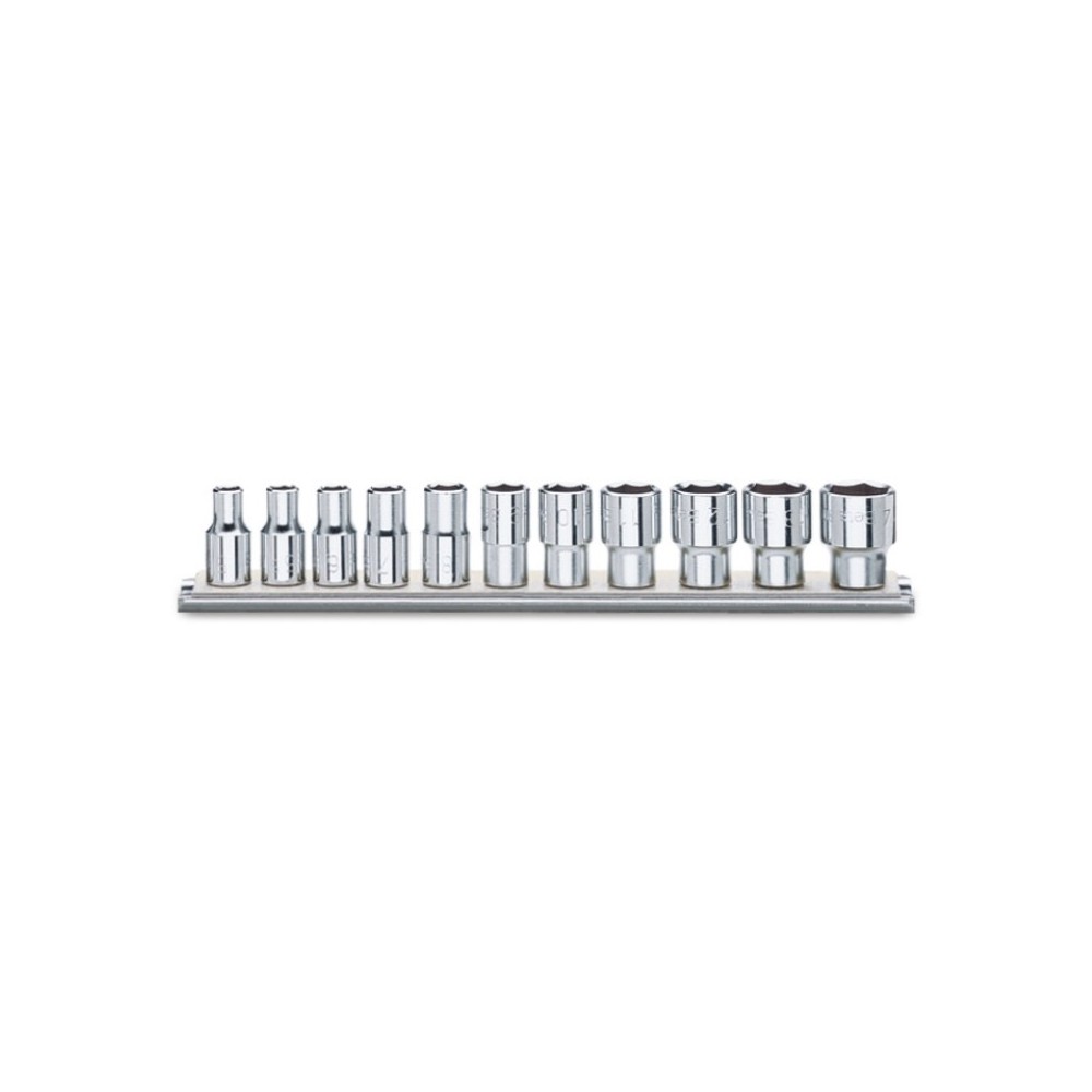 Serie di 11 chiavi a bussola a mano bocca poligonale (art.920AS) su supporto - Beta 920AS/SB11