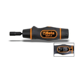 Slip-torque screwdriver, graduated for right-hand tightening torque accuracy: ±6% - Beta 583