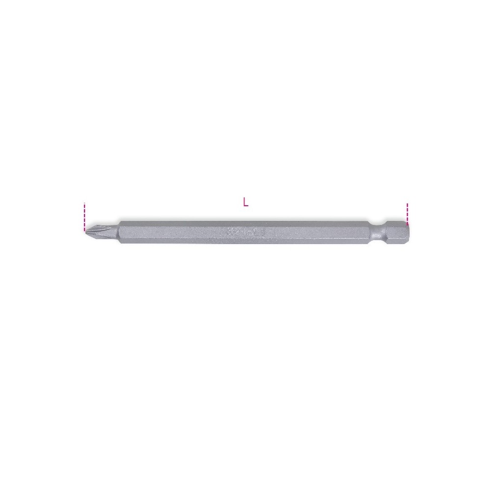 Puntas de atornillar para tornillos con huella de cruz Phillips®, modelo largo - Beta 862PH-XL