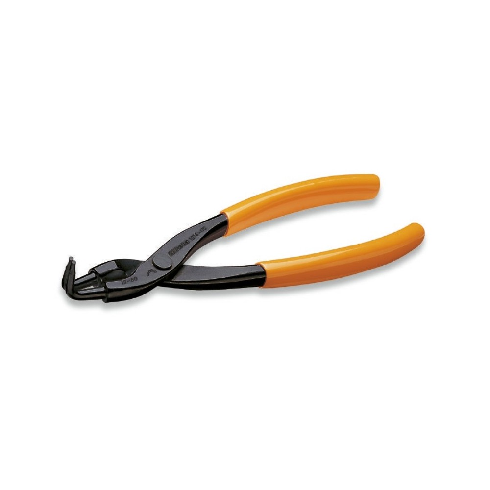Internal circlip pliers, bent pattern, 90° PVC-coated handles - Beta 1034