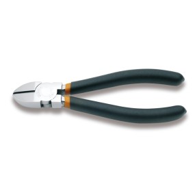 Diagonal cutting nippers, chrome-plated, slip-proof double layer PVC coated handles - Beta 1082