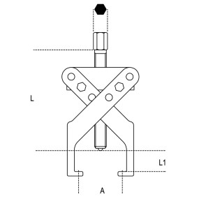 Two-leg pullers, light series - Beta 1508/1 - 1508/2