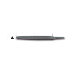 Second-cut triangular files, without handles - Beta 1718A...T