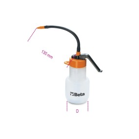 Plastic pressure oil cans flexible plastic spouts - Beta 1754