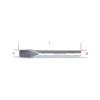 Scalpelli piatti, in acciaio inossidabile - Beta 34INOX