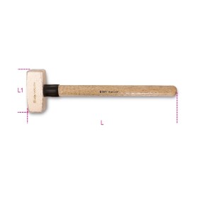 Maço anti-faísca, cabo em madeira - Beta 1380BA