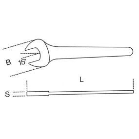 Single open end wrenches - Beta 52MQ