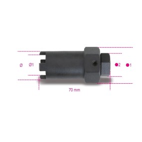 Steckschlüssel  für Einspritzdüsen-Nutmuttern - Beta 960F