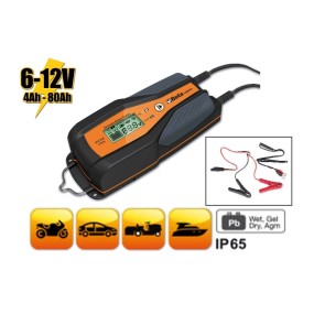 Electronische batterijlader voor auto en motorfietsen, 6-12V - Beta 1498/4A