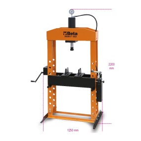 Hydraulic press with moving piston and hoist - Beta 3027 50