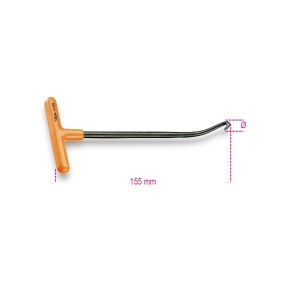 Spring pulling hook wrench - Beta 1410/M