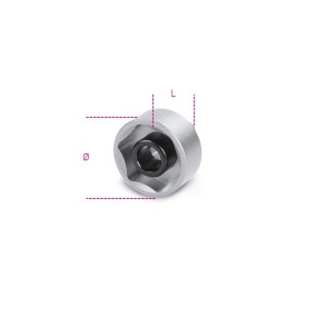Llave de vaso hexagonal para tuercas de buje rueda - Beta 3075A