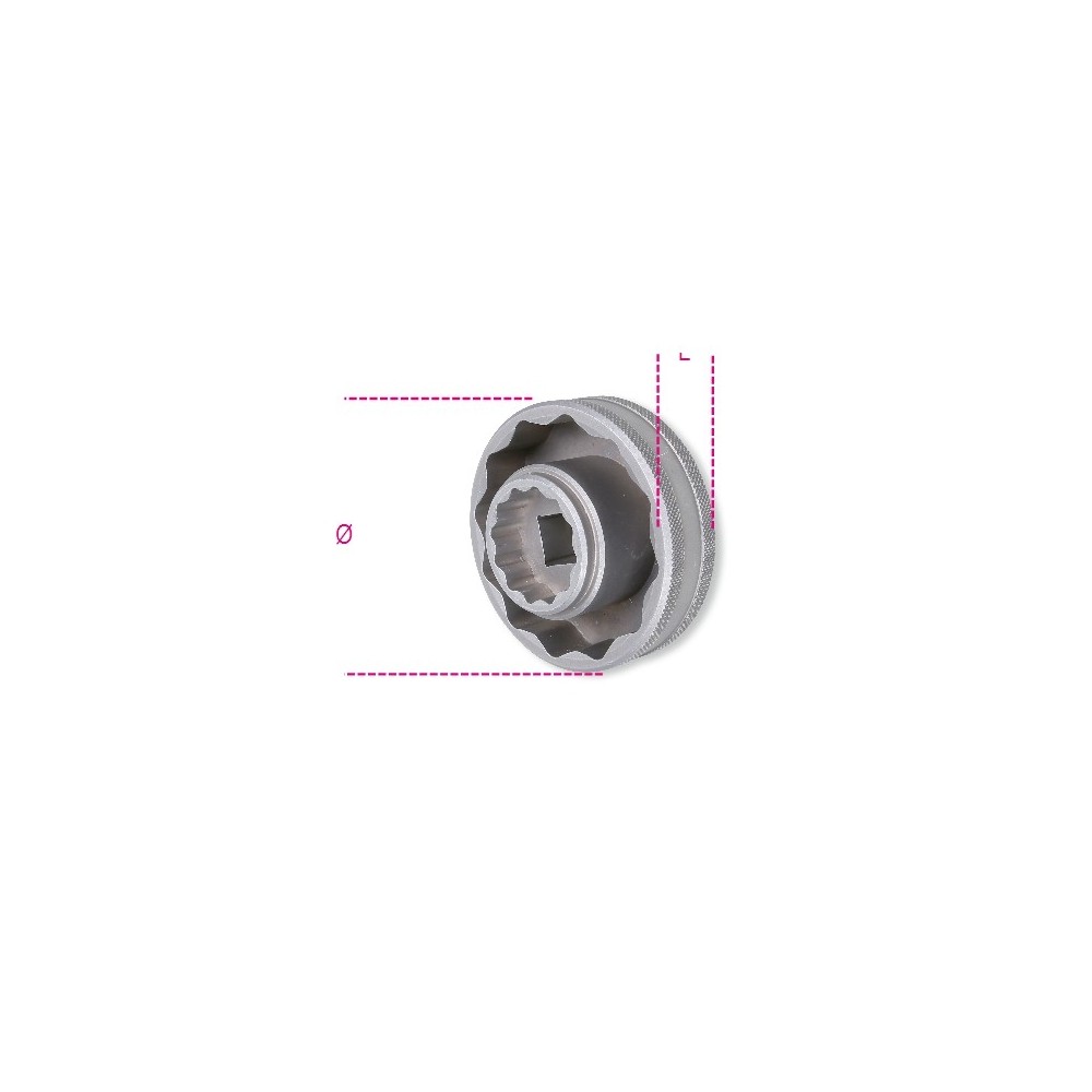 Bi-hex socket for MV AGUSTA wheel hub nuts - Beta 3075MV