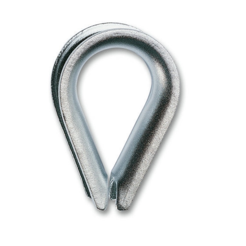 Guardacables forma corazón, tipo pesado, zincados - Beta 8021