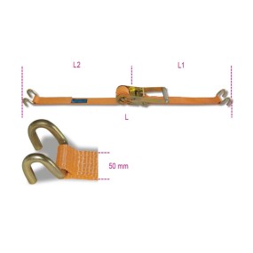 Conjuntos de trincaje de ganchos cerrados, cinta en poliéster de alta tenacidad (PES), LC 1500 kg - Beta 8182TS