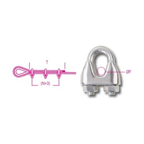 8216 2-WIRE ROPE CLIPS
