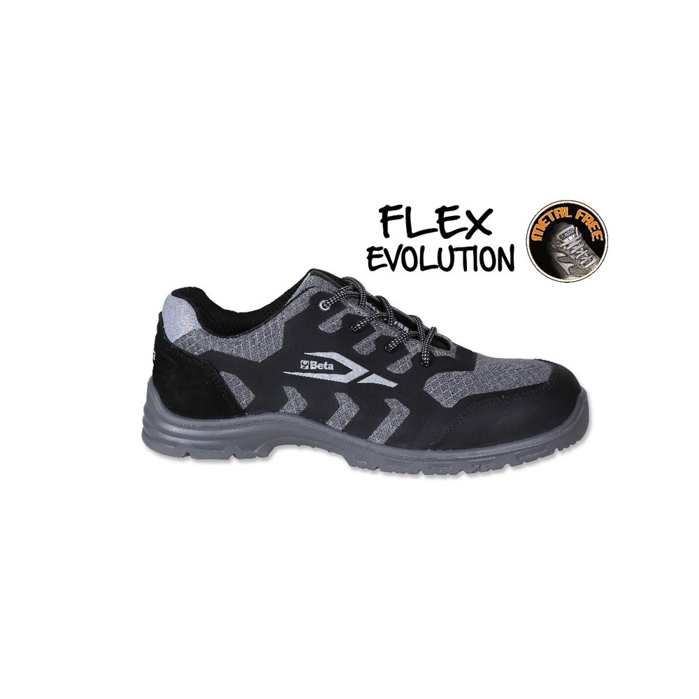 Schuhe aus Mesh-Material, hoch atmungsaktiv, mit abriebfestem Einsatz im Zehenschutzkappenbereich - Beta 7217FG