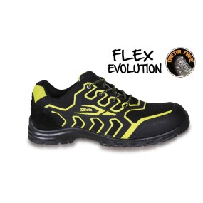 Sapato em microfibra, impermeável,  com inserção anti-abrasão na biqueira - Beta 7219FY