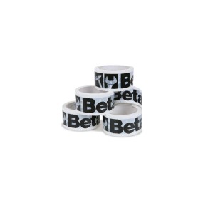 Confezione da 36 rotoli di nastro adesivo per imballo, logo Beta, bianco - BETACollection 9589B/36