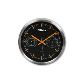 Relógio com termómetro e higrómetro, 26 cm de diâmetro - Beta 9594