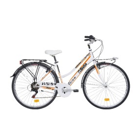 Atala® city bike, alumínium váz, shimano® 6 fokozatú sebességváltó, V-Brake® fékek 28" alumínium kerekek - Beta 9599CB-W