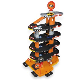Zabawka "Garaż", 6-poziomowy, z myjnią samochodową, windą i rampami - Beta 9548G