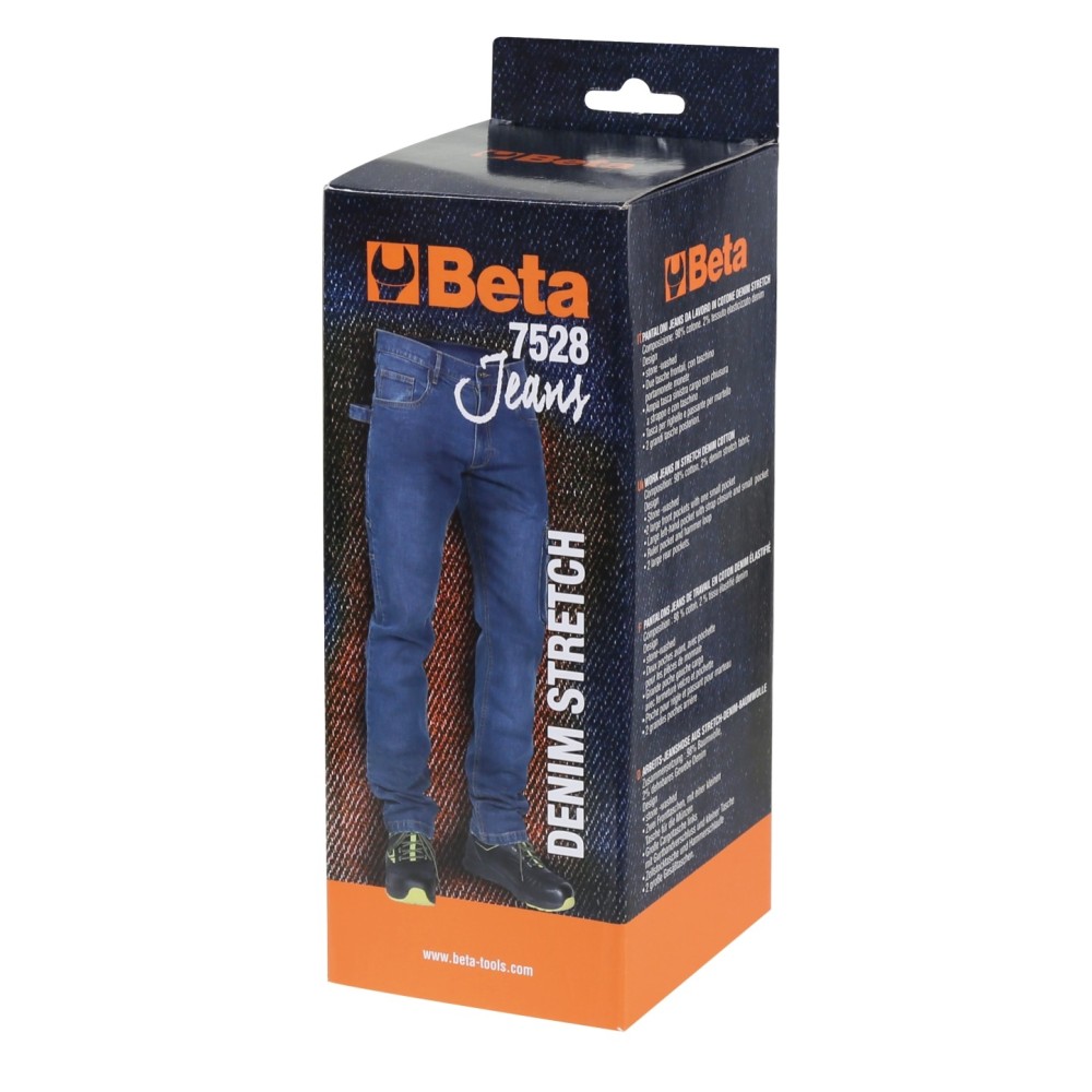 Spodnie z dżinsu z domieszką streczu - Beta 7528