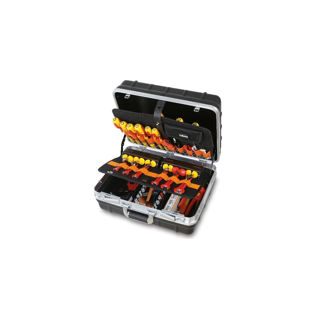 Trolley con assortimenti di utensili per elettronica ed elettrotecnica - Beta 2036E