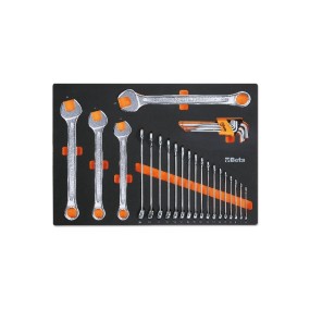 Foam tray with combination wrenches - Beta MM11