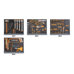 Assortment of 133 tools for industrial maintenance in EVA foam trays - Beta 5935VI/2MB