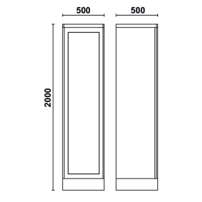 ​​Blechschrank mit transparenter Tür aus Polykarbonat für Werkstatteinrichtung RSC55 - Beta C55AT1