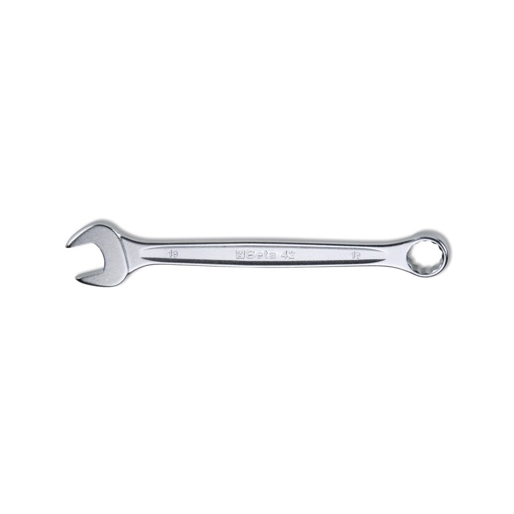 Combination wrenches, open and offset ring ends, chrome-plated - Beta 42NEW