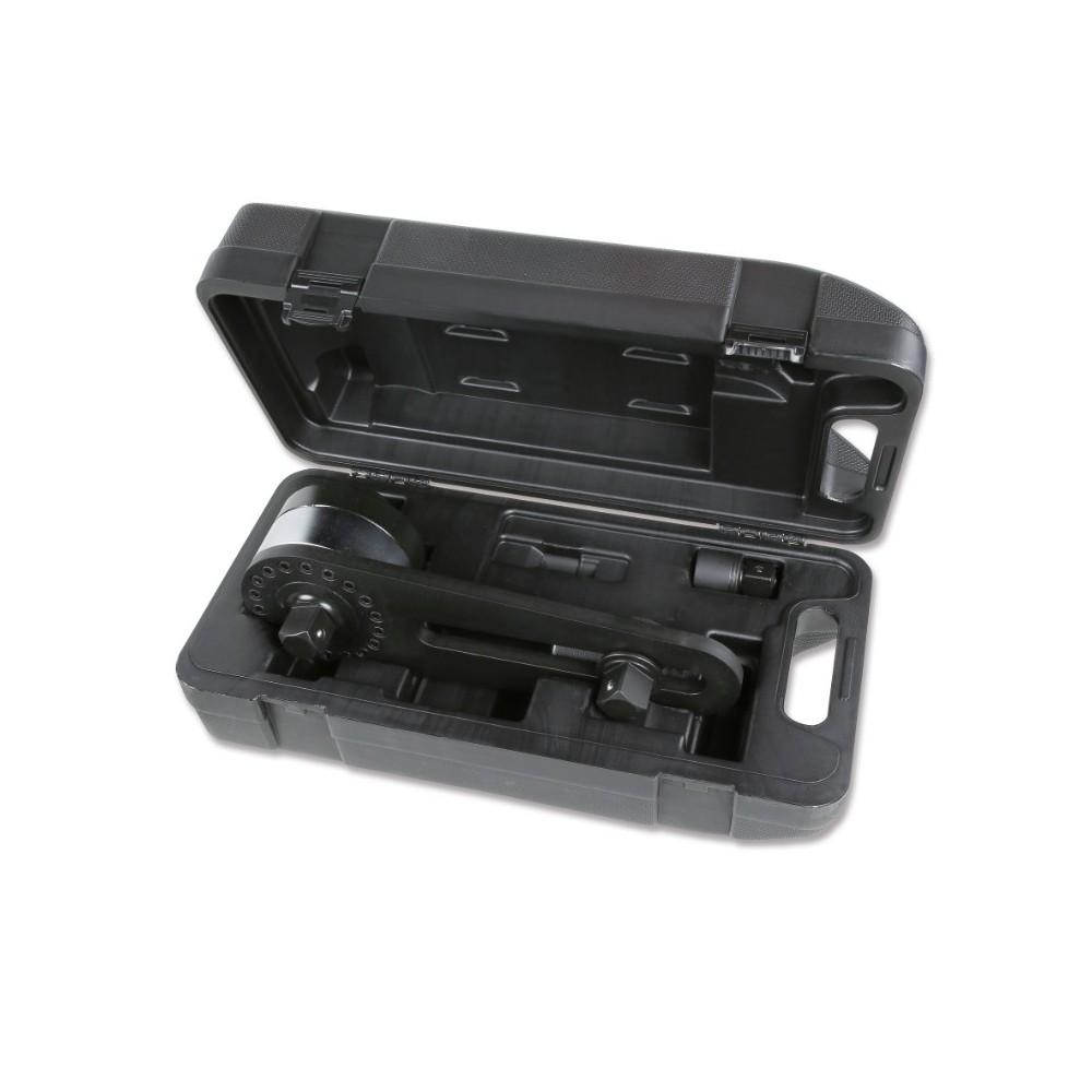 Moltiplicatore di coppia destrorso/sinistrorso in valigetta di materiale plastico rapporto 3,8:1 con dispositivo antiritorno -