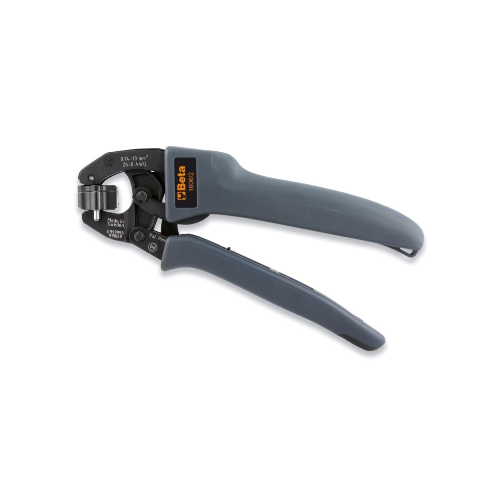 Heavy duty crimping pliers for cylindrical terminals - Beta