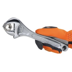 Adjustable wrenches with scales,
