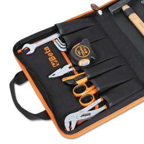 Folding tool case with...