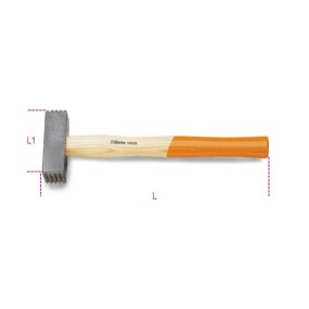 Bush hammer, wooden shaft - Beta 1380B
