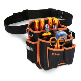 Tool pouch with assortment of 8 tools for electrotechnical maintenance - Beta